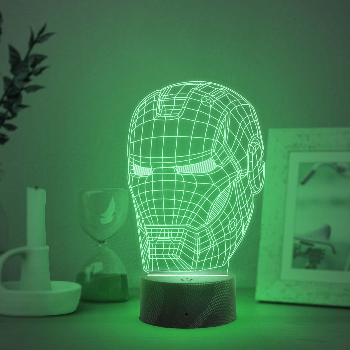 Iron Man 3D Holographic Lamp