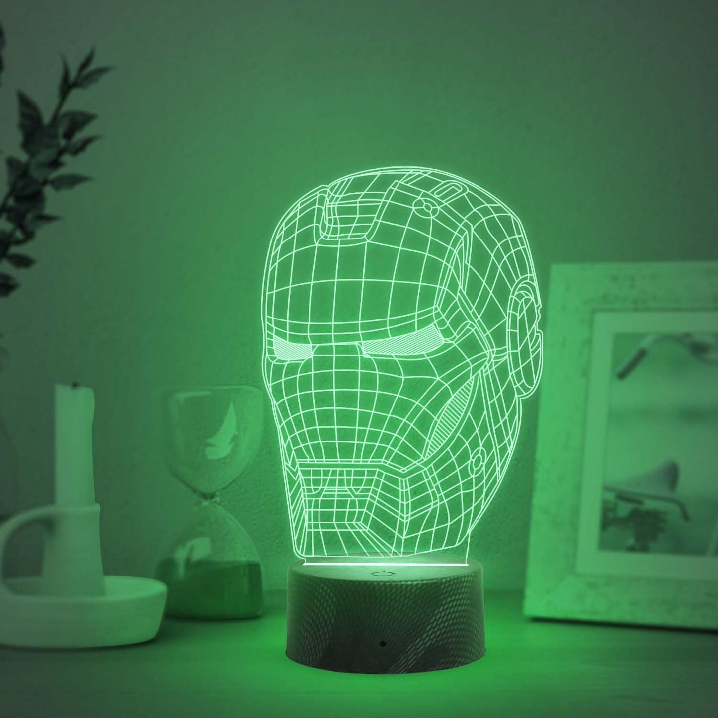 Iron Man 3D Holographic Lamp