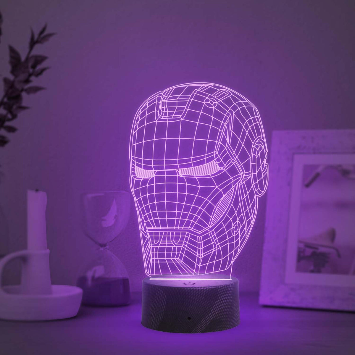 Iron Man 3D Holographic Lamp