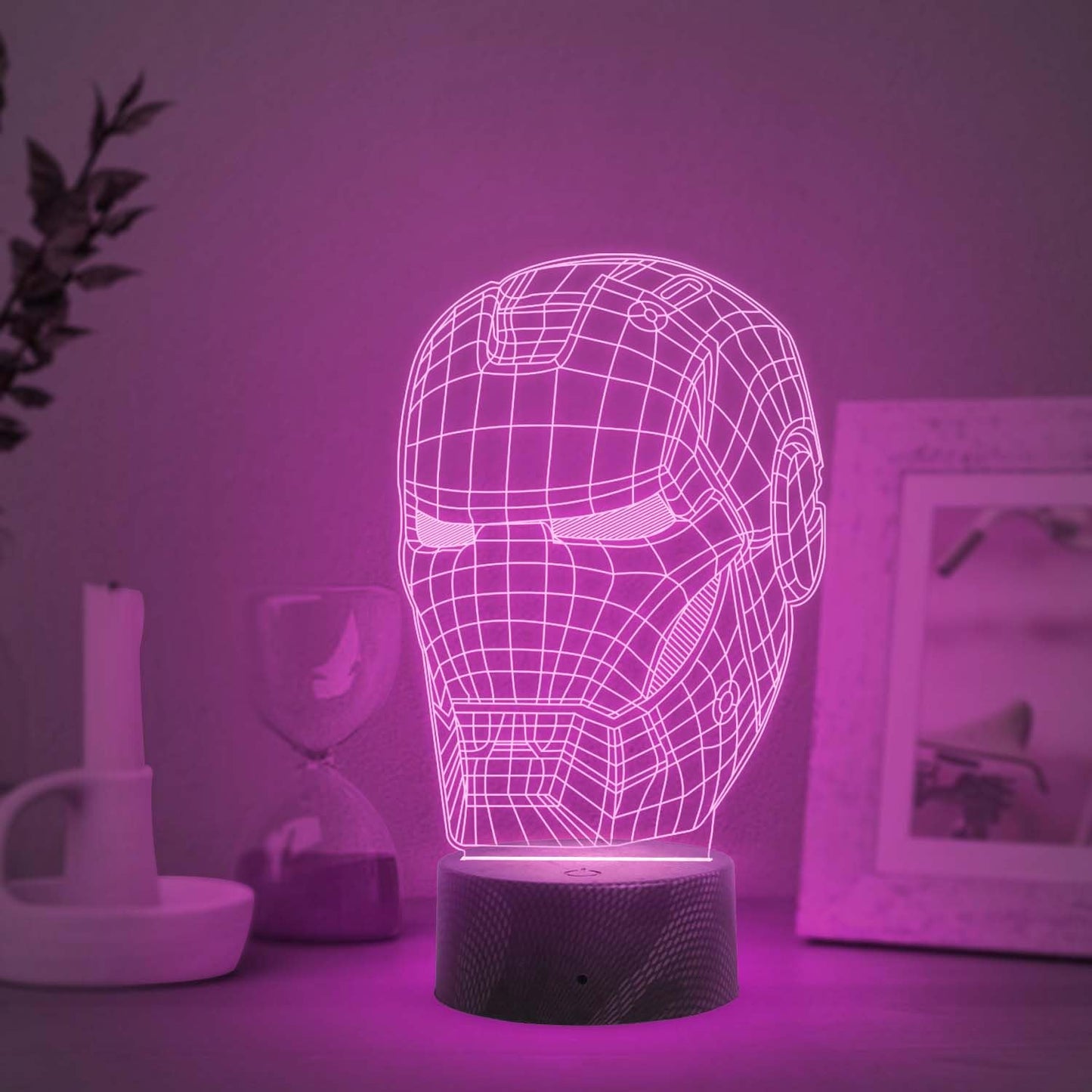 Iron Man 3D Holographic Lamp