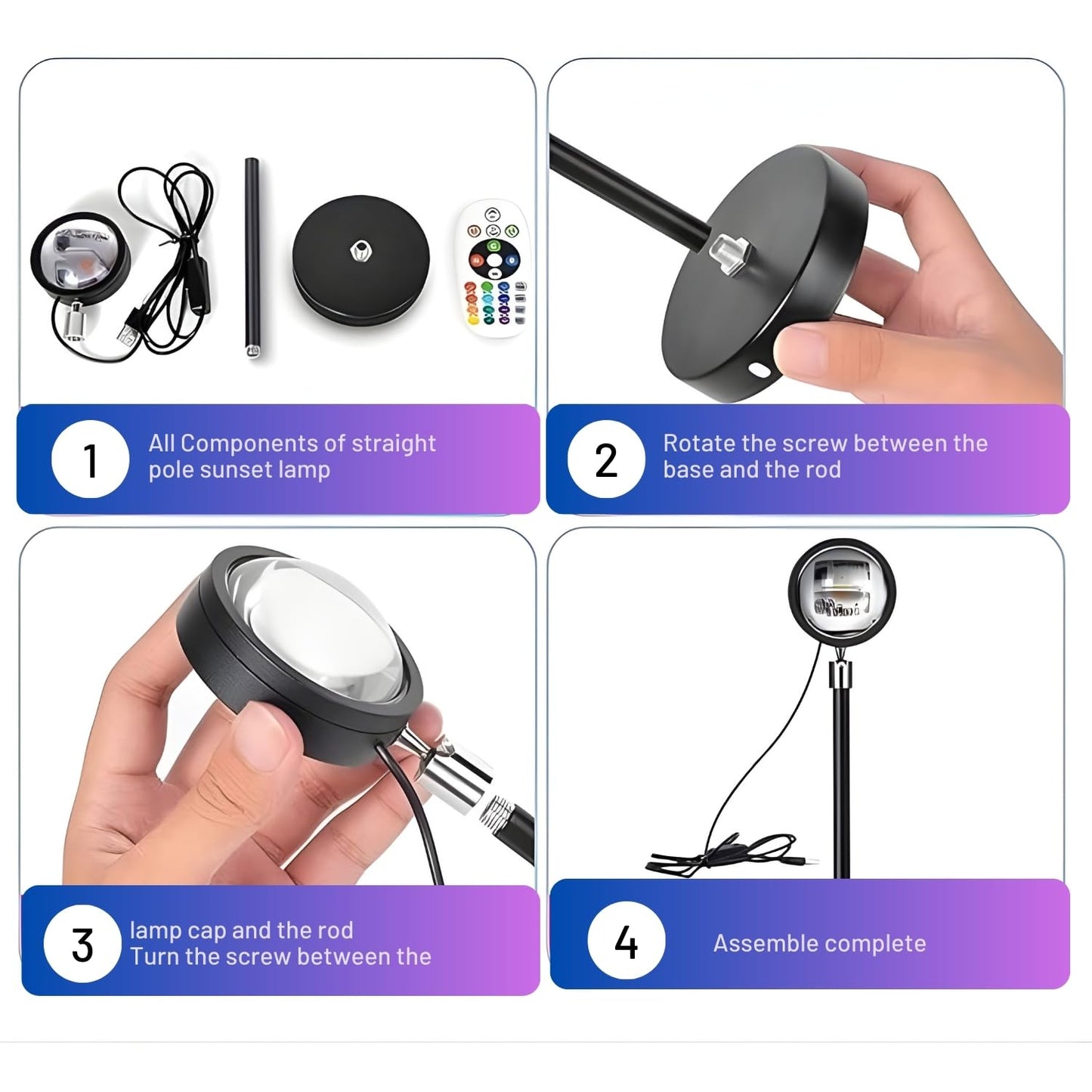 Golden Hour Sunset Mood Projector